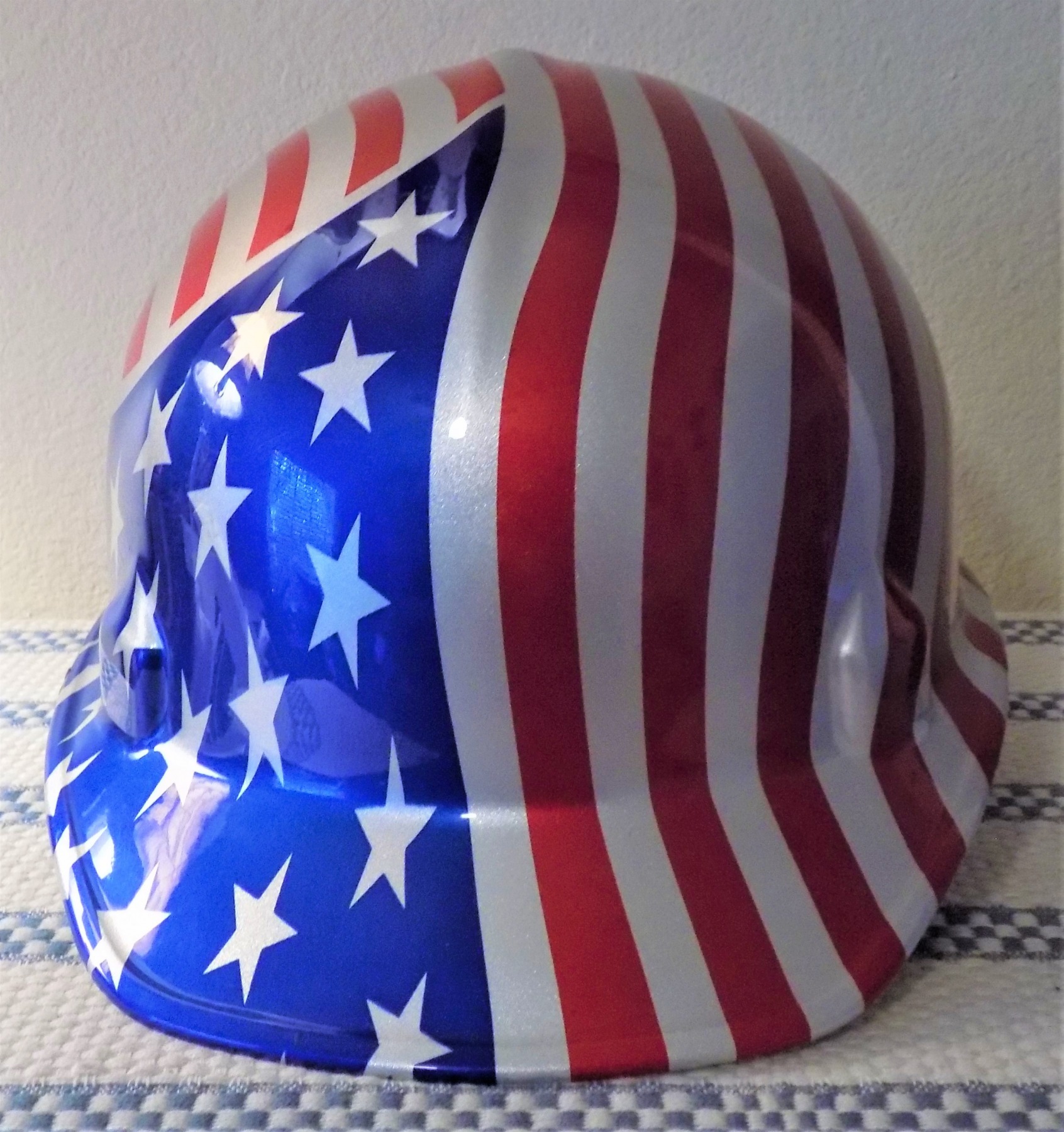 Patriotic 2024 hard hats